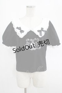 DARK IN LOVE / Black lolita two little bears doll top XXL ブラック H-25-02-23-055-PU-TO-KB-ZH