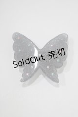 MILK / バタフライバレッタ  ブラックラメ H-25-02-23-075-ML-AC-KB-ZH