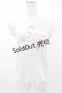 MILK / カップケーキキャンドルTee  ミント H-25-02-23-2035-ML-TO-KB-ZH