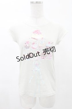 画像1: MILK / カップケーキキャンドルTee  ミント H-25-02-23-2035-ML-TO-KB-ZH
