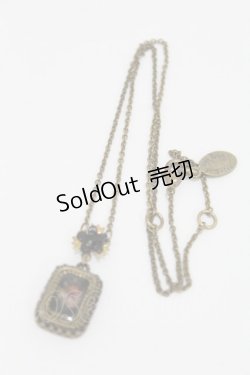 画像3: Michal Negrin / フレームネックレス  ゴールド H-25-02-23-2008-LO-AC-KB-ZH