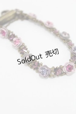 画像3: Michal Negrin / フラワーブレスレット　  ゴールド×ピンク H-25-02-23-2002-LO-AC-KB-ZH