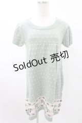 Candy Stripper / UNICORN KNIT ONE-PIECE  グリーン H-25-02-23-2026-PU-OP-KB-ZT237