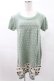 画像1: Candy Stripper / UNICORN KNIT ONE-PIECE  グリーン H-25-02-23-2026-PU-OP-KB-ZT237 (1)