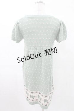 画像2: Candy Stripper / UNICORN KNIT ONE-PIECE  グリーン H-25-02-23-2026-PU-OP-KB-ZT237