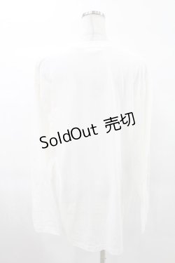 画像2: NieR Clothing / プリントLONG CUTSEW XL 白 H-25-02-23-2033-PU-TO-KB-ZH