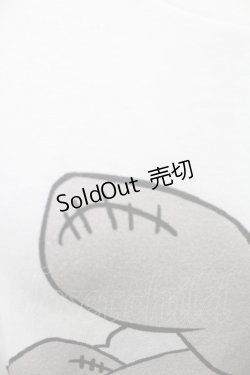 画像3: NieR Clothing / プリントLONG CUTSEW XL 白 H-25-02-23-2033-PU-TO-KB-ZH