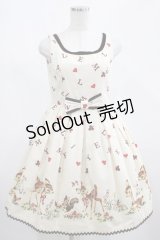 Emily Temple cute / バンビノースリーブワンピース  オフシロ H-25-02-23-019-ET-OP-KB-ZH