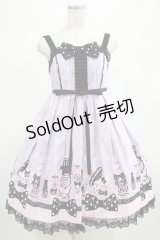 Angelic Pretty / Fantasic Dollyハイウエストジャンパースカート Free ラベンダー H-25-02-24-001-AP-OP-NS-ZH