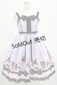 Angelic Pretty / Fantasic Dollyハイウエストジャンパースカート Free ラベンダー H-25-02-24-001-AP-OP-NS-ZH