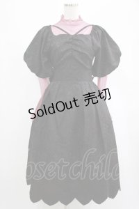 Maison de FLEUR / アースラ/ワンピース Free ブラック H-25-02-24-022-LO-OP-NS-ZH