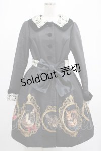 Juliette et Justine / Une bibliotheque et Chat Coat サイズ2 ブラック（ル カードル デュ シャ） H-25-02-24-024-CL-CO-NS-ZH