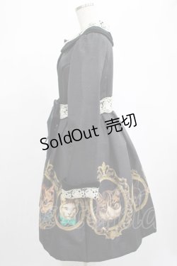画像2: Juliette et Justine / Une bibliotheque et Chat Coat サイズ2 ブラック（ル カードル デュ シャ） H-25-02-24-024-CL-CO-NS-ZH