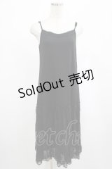 axes femme / レース使いペチワンピース M ブラック H-25-02-24-033-AX-OP-NS-ZH