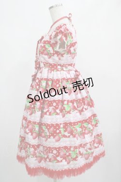 画像2: Angelic Pretty / いちごミルフィーユワンピース Free レッド H-25-02-24-004-AP-OP-NS-ZH