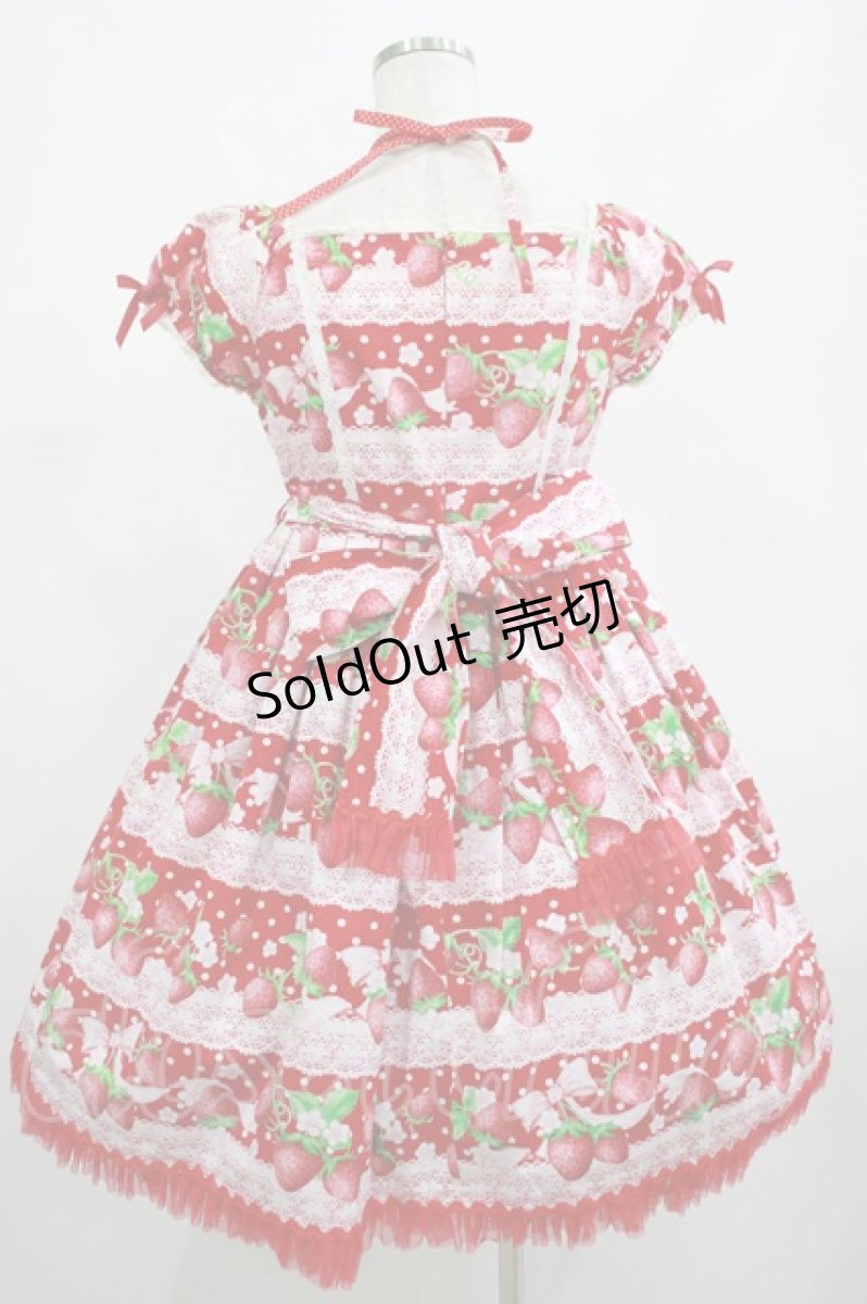 画像3: Angelic Pretty / いちごミルフィーユワンピース Free レッド H-25-02-24-004-AP-OP-NS-ZH (3)