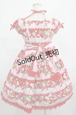 画像3: Angelic Pretty / いちごミルフィーユワンピース Free レッド H-25-02-24-004-AP-OP-NS-ZH