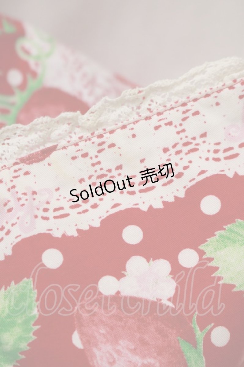 画像4: Angelic Pretty / いちごミルフィーユワンピース Free レッド H-25-02-24-004-AP-OP-NS-ZH (4)