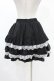 画像2: DARK IN LOVE / Black lolita white bow contrast mini skirt S-M ブラック H-25-02-24-1007-PU-SK-KB-ZI (2)