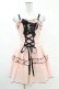 画像1: DARK IN LOVE / Pink doll moon strap dress XS ピンク H-25-02-24-1011-PU-OP-KB-ZI (1)