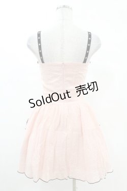 画像2: DARK IN LOVE / Pink doll moon strap dress XS ピンク H-25-02-24-1011-PU-OP-KB-ZI