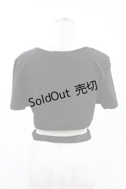 画像2: DARK IN LOVE / Punk locomotive check heart crop top XL ブラック H-25-02-24-1032-PU-TO-KB-ZS