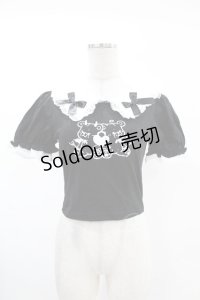 DARK IN LOVE / Black lolita two little bears doll top XS ブラック H-25-02-24-1036-PU-TO-KB-ZH