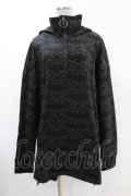 KILL STAR / Cyborg Cell Oversized Hoodie L ブラック H-25-02-24-1037-SL-TO-KB-ZH
