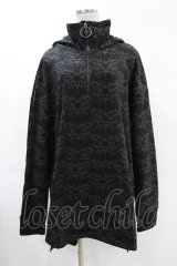 KILL STAR / Cyborg Cell Oversized Hoodie L ブラック H-25-02-24-1037-SL-TO-KB-ZH
