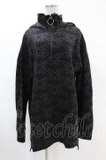 KILL STAR / Cyborg Cell Oversized Hoodie L ブラック H-25-02-24-1038-SL-TO-KB-ZH
