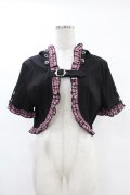 DARK IN LOVE / Gothic lolita pink plaid cat ear hoody cape XL ブラック×ピンク H-25-02-24-1043-PU-TO-KB-ZY