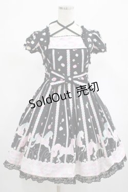 画像1: Angelic Pretty / Sugary Carnivalワンピース Free ブラック H-25-02-24-005-AP-OP-NS-ZH