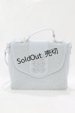 画像2: axes femme POETIQUE / チャイナ釦デザインバッグ  サックス H-25-02-24-053-AX-BG-NS-ZH