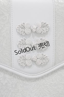 画像4: axes femme POETIQUE / チャイナ釦デザインバッグ  サックス H-25-02-24-053-AX-BG-NS-ZH