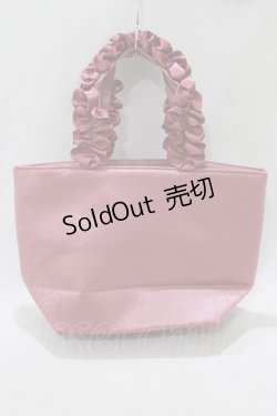 画像2: Maison de FLEUR / Cheshire Cat/フリルハンドルトートバッグ  ダークピンク H-25-02-24-057-LO-BG-NS-ZH