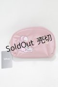 Maison de FLEUR / Cheshire Cat/ラウンドポーチ  ピンク H-25-02-24-063-LO-ZA-NS-ZH