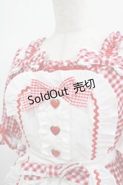 画像4: Angelic Pretty / Heart CafeワンピースSet Free レッド H-25-02-24-002-AP-OP-NS-ZH