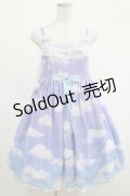 Angelic Pretty / Misty Sky Brilliant ColorジャンパースカートSet Free Aqua Symphony(ラベンダー×サックス) H-25-02-24-020-AP-OP-NS-ZH