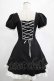 画像3: DARK IN LOVE / Magic doll black white rebel dress XS ブラック H-25-02-25-003-PU-OP-KB-OS (3)