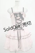 DARK IN LOVE / Pink doll moon strap dress XS ピンク H-25-02-25-029-PU-OP-KB-OS