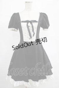 DARK IN LOVE / Magic doll black white rebel dress XS ブラック H-25-02-25-004-PU-OP-KB-OS