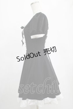 画像2: DARK IN LOVE / Magic doll black white rebel dress XS ブラック H-25-02-25-004-PU-OP-KB-OS