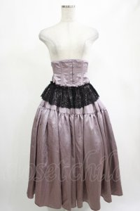 EXCENTRIQUE / Queenコルセットスカート  ラベンダー H-25-02-25-037-EL-SK-KB-ZH