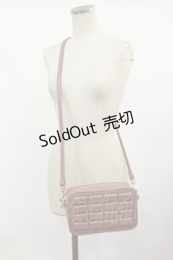 画像1: Maison de FLEUR / ショコラショルダーバッグ  ピンク H-25-02-25-1029-LO-BG-NS-ZH