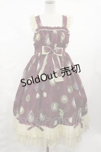 metamorphose / Vintage cameoハイウエストジャンパースカート サイズ1（通常サイズ） シャルマンルージュ(Bordeaux) H-25-02-25-1002-ME-OP-NS-ZH