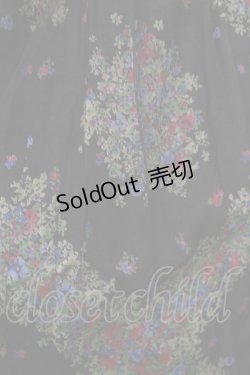 画像4: Innocent World / フラワーチュールワンピース M ブラック H-25-02-25-1009-IW-OP-KB-ZH