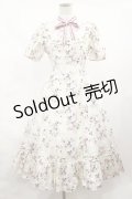 Victorian maiden / ロココブーケレースフリルドレス Free ペールピンク H-25-02-25-1011-CL-OP-NS-ZH