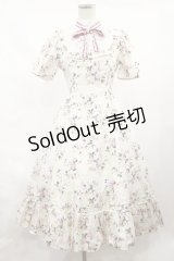 Victorian maiden / ロココブーケレースフリルドレス Free ペールピンク H-25-02-25-1011-CL-OP-NS-ZH
