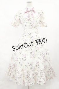 Victorian maiden / ロココブーケレースフリルドレス Free ペールピンク H-25-02-25-1011-CL-OP-NS-ZH
