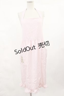 画像1: m petit by misako / NINA'Sコラボ エプロン M~L ピンク H-25-02-25-1021-LO-OP-NS-ZH